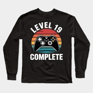 Level 19 Complete 19th Wedding Anniversary Long Sleeve T-Shirt